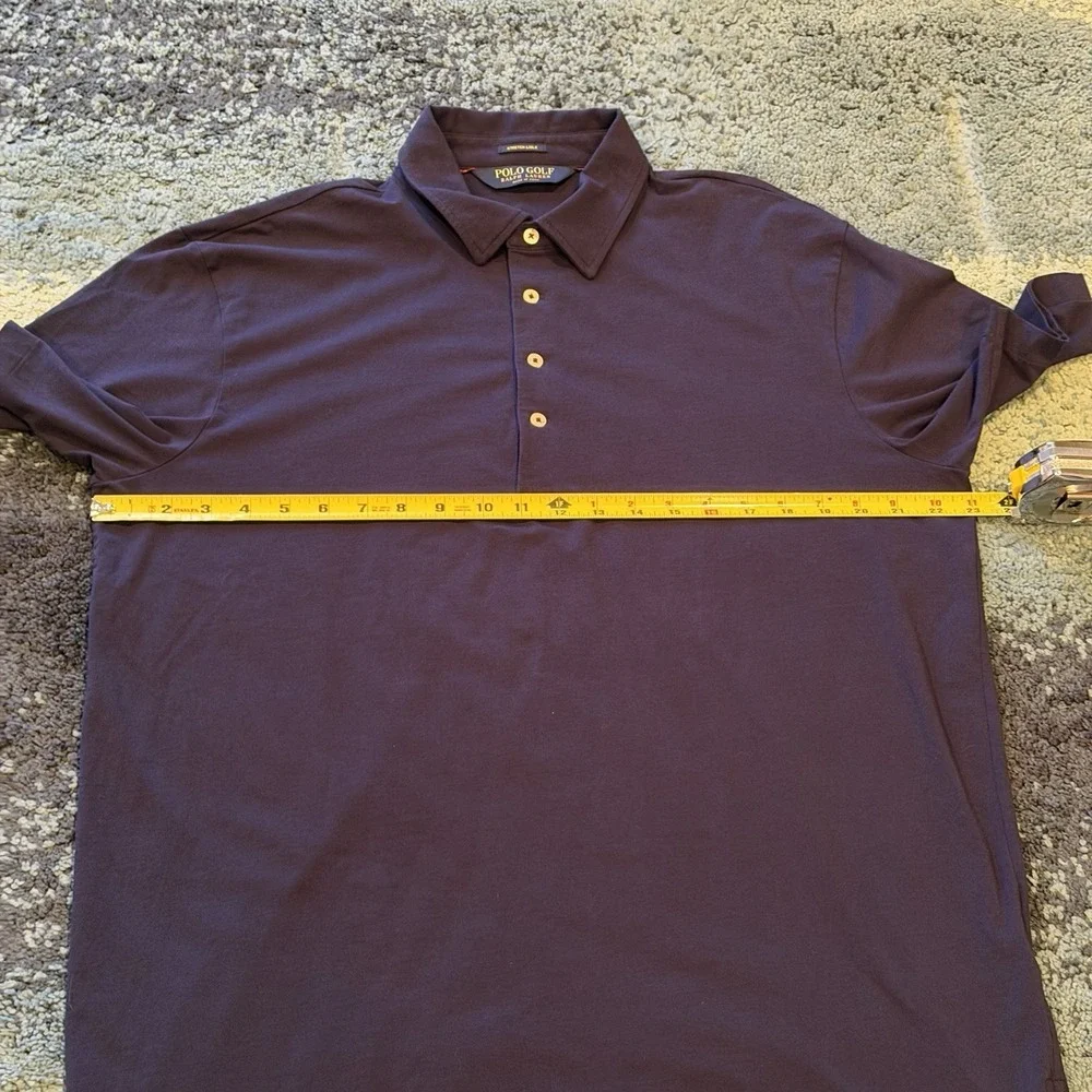 Polo Ralph Lauren Performance Polo Golf Shirt Men's Large Navy Blue